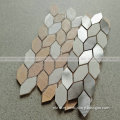 Leaf Shaped Mosaic Tiles for Bathroom Designs